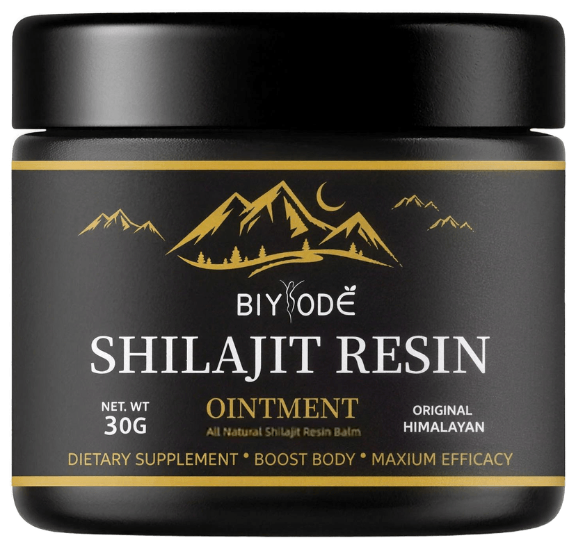 Frasco de resina de shilajit BIYODE de 30 g